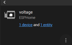ESPHome integration within Home Assistant