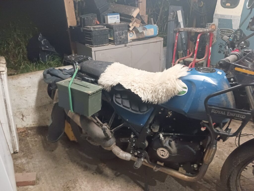 And then positioned the cans