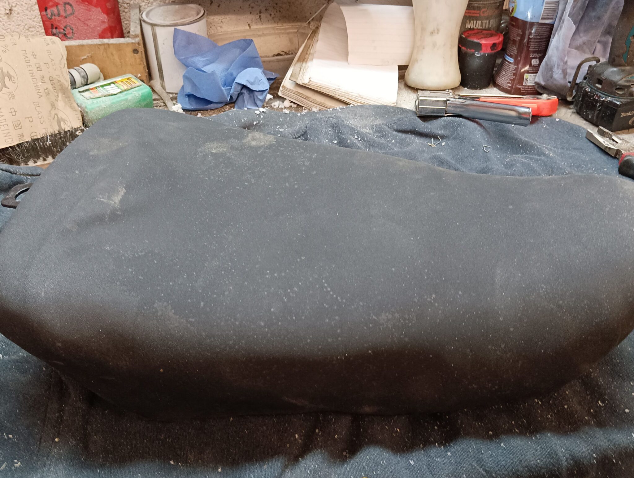 The finished article. Not as pretty as the original, but is it better to sit on?