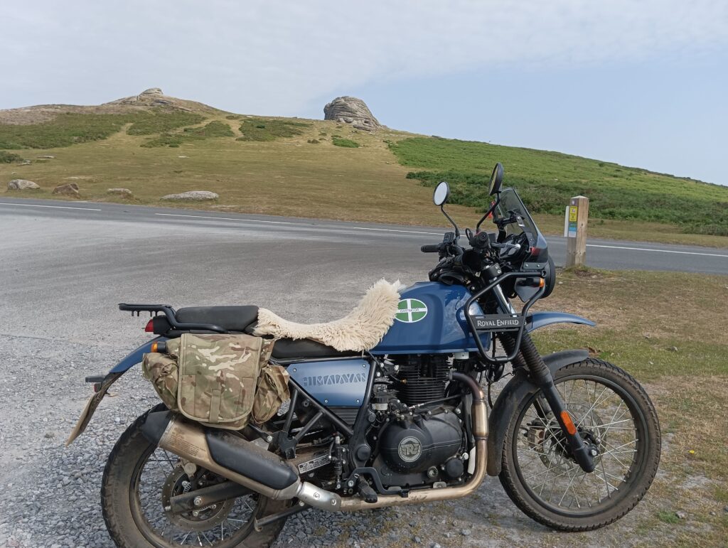 The Himalayan (in front of the smaller peaks of Haytor)